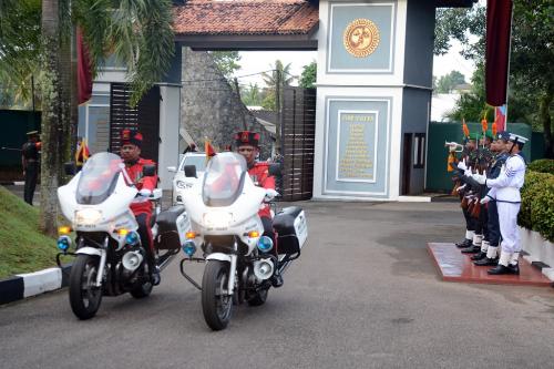 2023 THE CHIEF OF DEFENCE STAFF RECEIVES A RED-CARPET WELCOME AT THE DSCSC