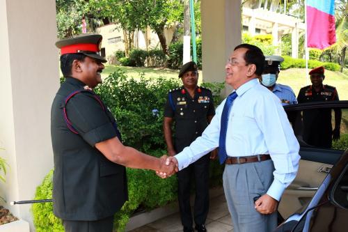 2023 MAJOR GENERAL KADA KARUNASEKARA (RETD) RWP RSP VSV USP ndu psc MSc WELCOMED AT THE DSCSC.