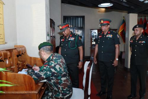 9-NEPAL ARMY COMMAND AND STAFF COLLEGE DELEGATION VISITS - 2026