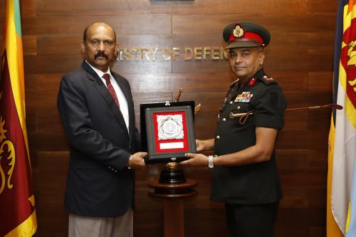 2024 COMMANDANT CALLS ON THE SECRETARY TO THE MINISTRY OF DEFENCE