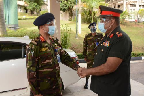 CALLED ON WITH COMMANDANT