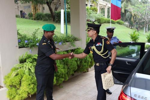 2024 VISIT OF INDIAN ASSISTANT DEFENCE ADVISOR TO DEFENCE SERVICES COMMAND AND STAFF COLLEGE SRI LANKA