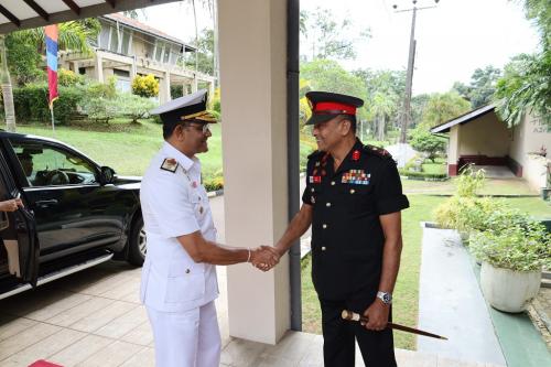 THE VICE CHANCELLOR OF KOTELAWALA DEFENCE UNIVERSITY VISITS THE DSCSC - 2024