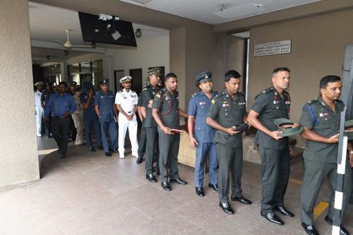 VISITS TO SL PARLIAMENT, MOD AND AHQ