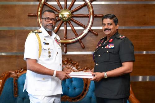 Commandant met the newly appointed naval commander 2023